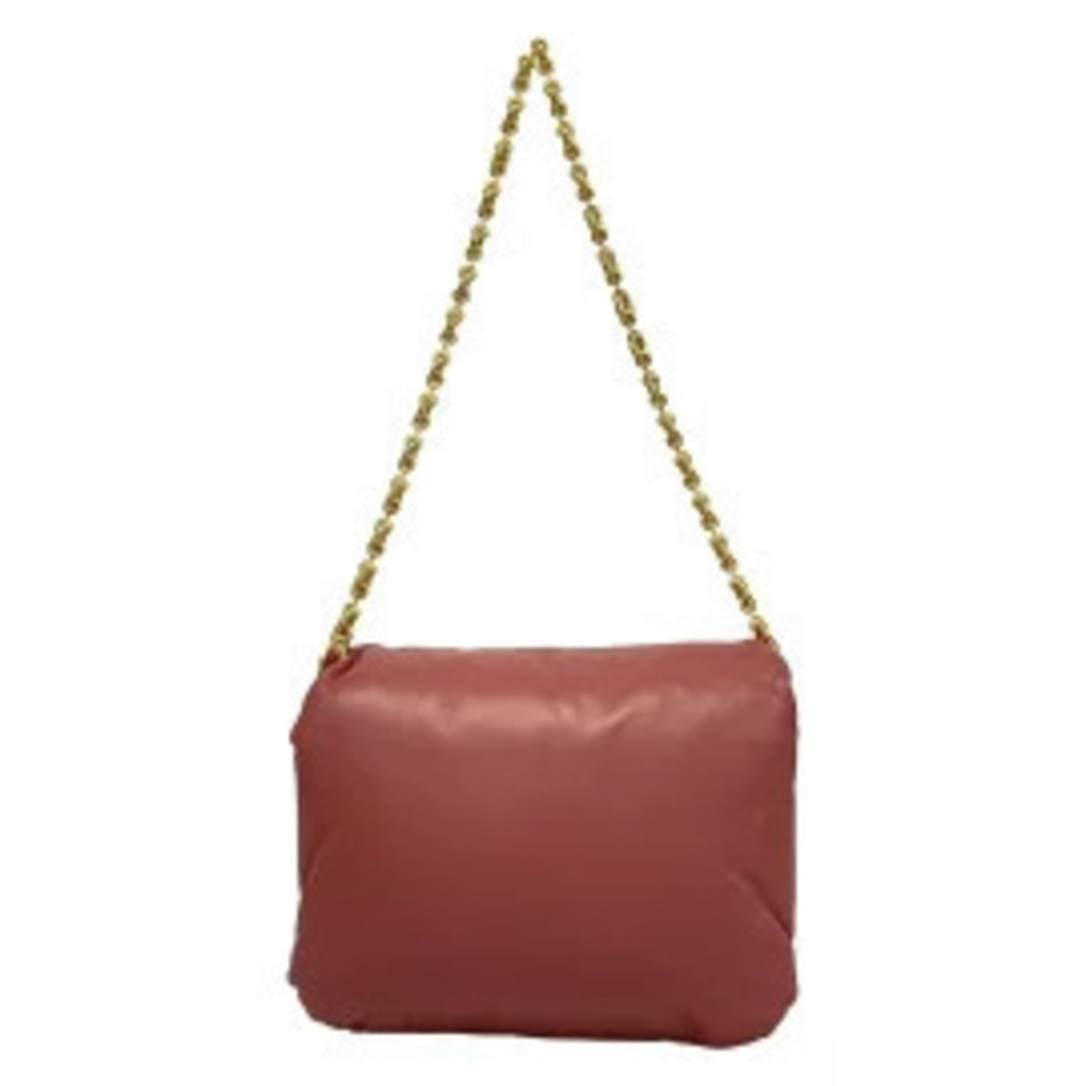 Loewe Goya Chain Shoulder Bag Pink Puffer Pink